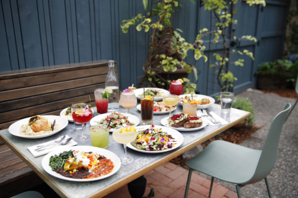 Cafe Flora outdoor patio